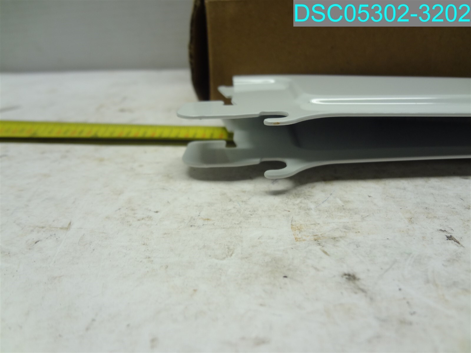 QTY=8: WHITE BRACKET’S 90 250-5 12-3/4″ X 2-3/8″ X 3/8″