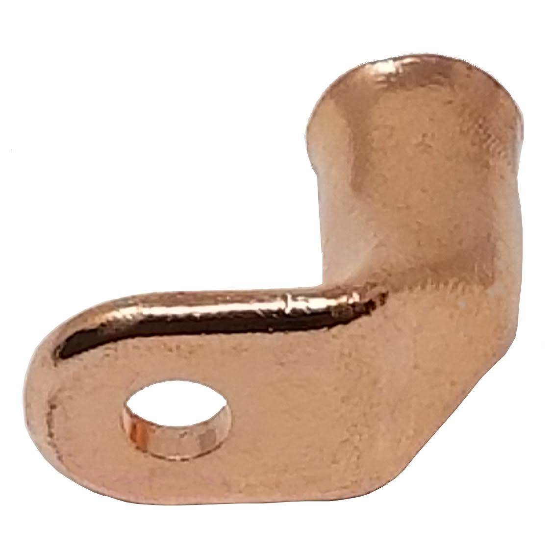 4 Ga. 1/4 Inch Stud Copper Lugs – 90 Degree – (Pack of 5)