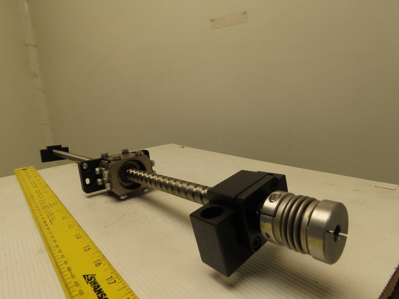 15mm OD Ball Screw And Nut 9.5mm Pitch From CMM CNC DIY 24″ Stroke
