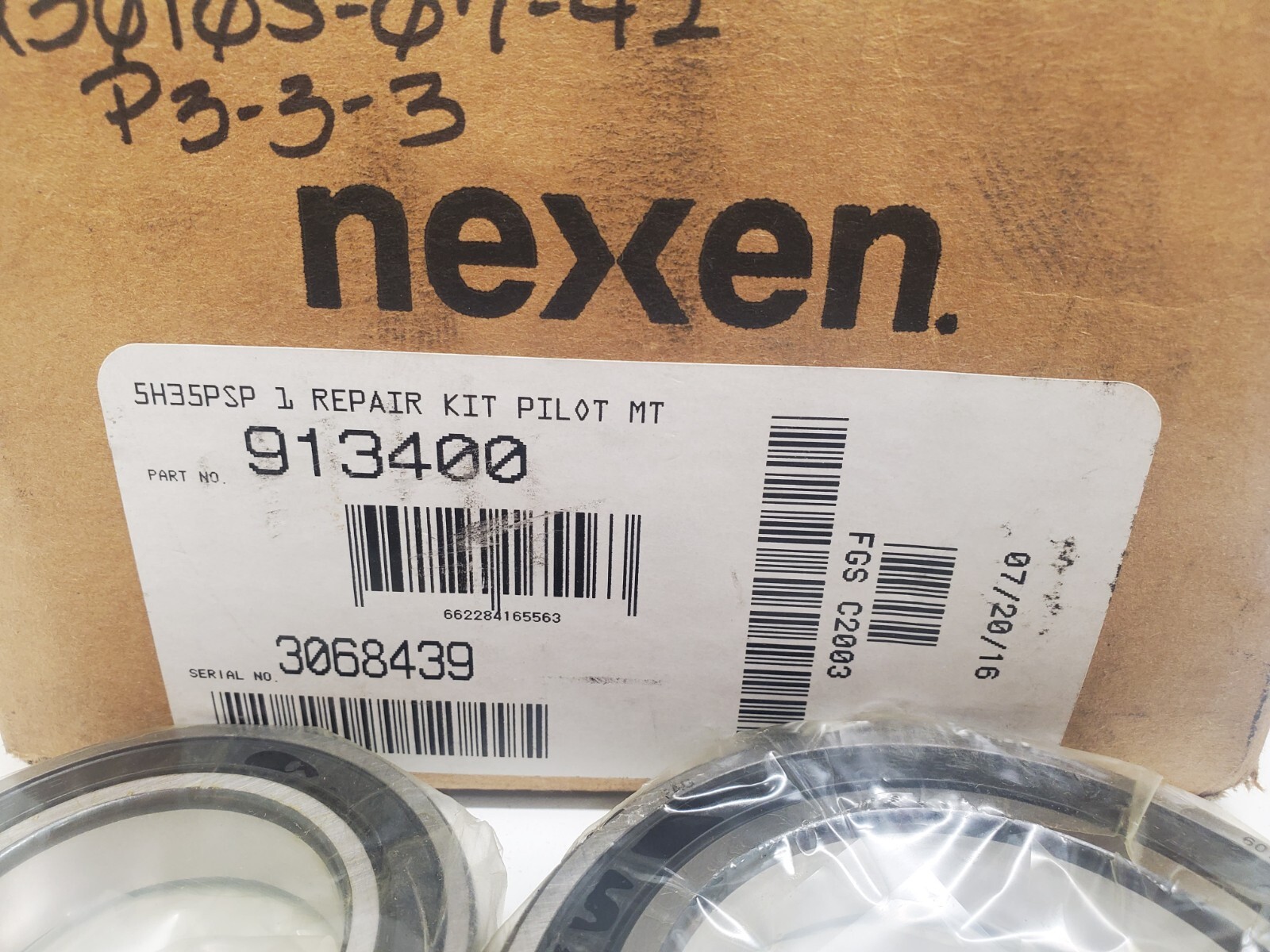 NEW IN BOX! NEXEN SH35PSP-1 REPAIR KIT 913400