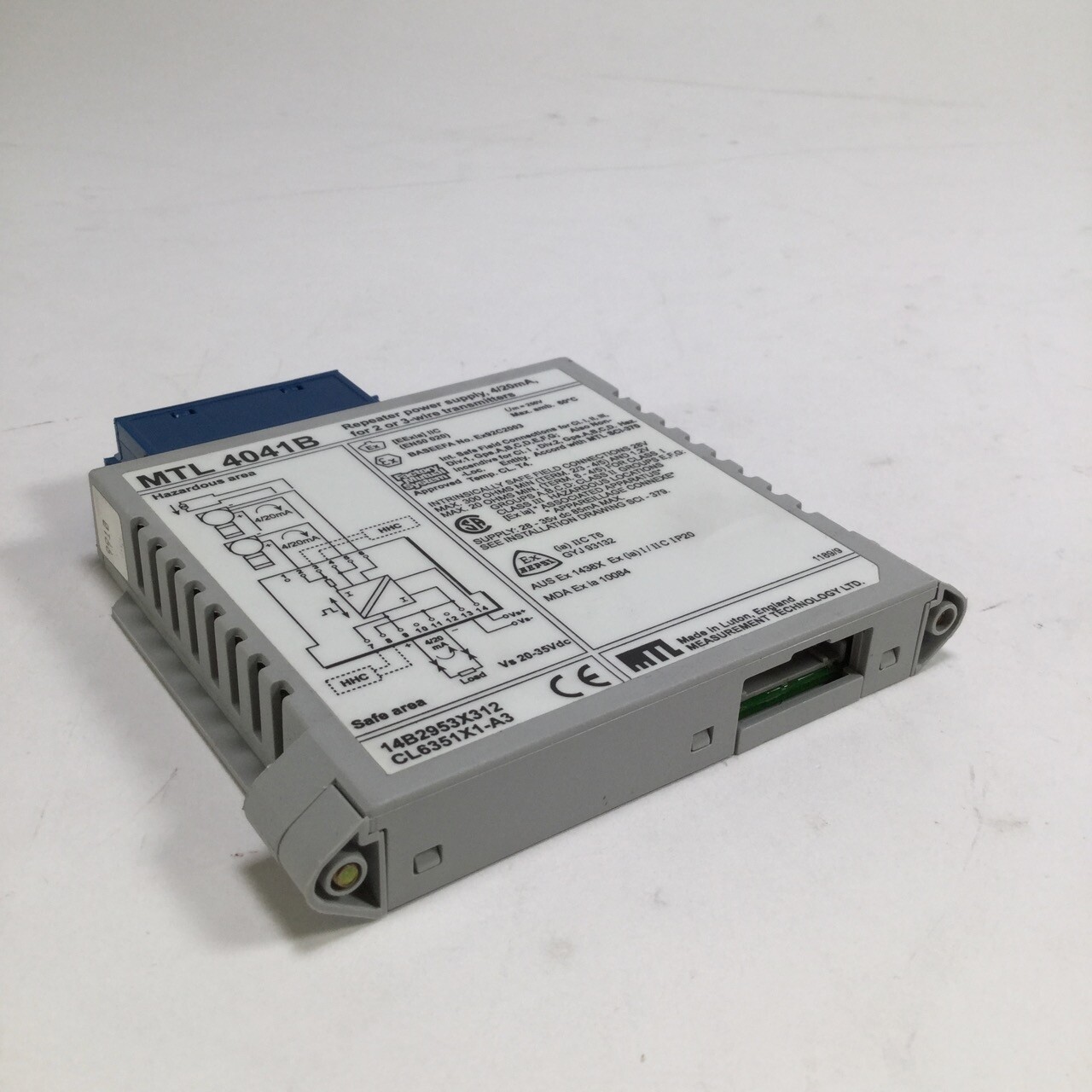 Measurement Technology Ltd MTL4041B Repeater power supply netzteil 4/20mA NewNMP