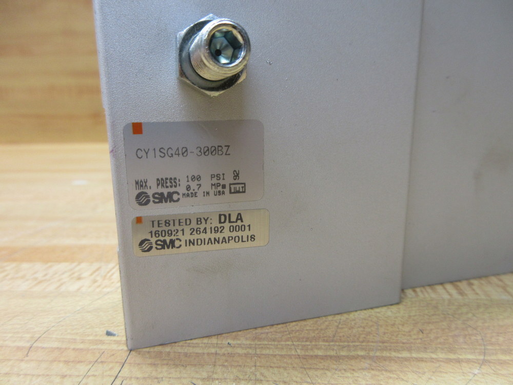 SMC CY1SG40-300BZ Magnet Coupled Rodless Cylinder