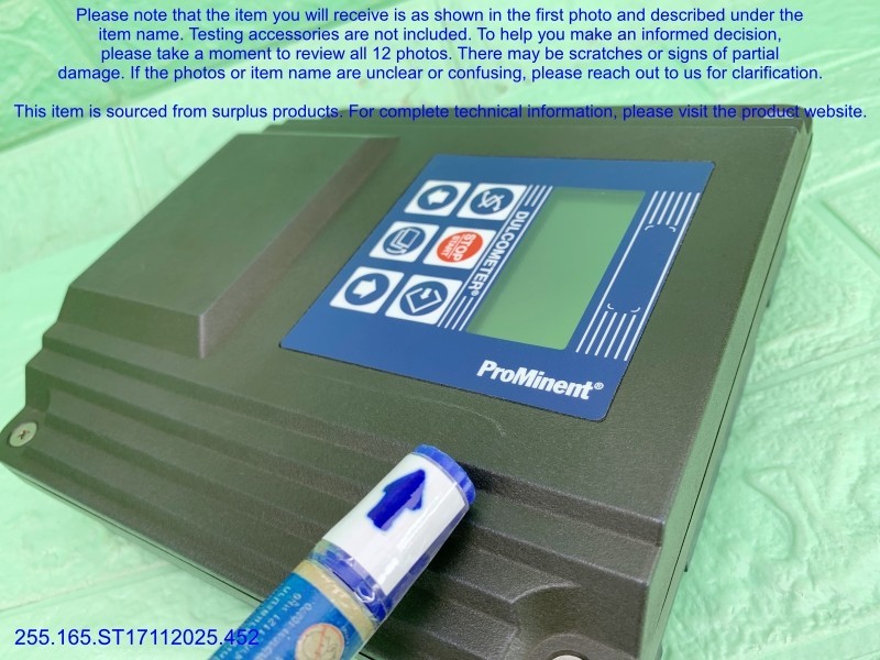 ProMinent D1CB W0060 1000V Water treatment Controller as in photos, sn:9411, DHL