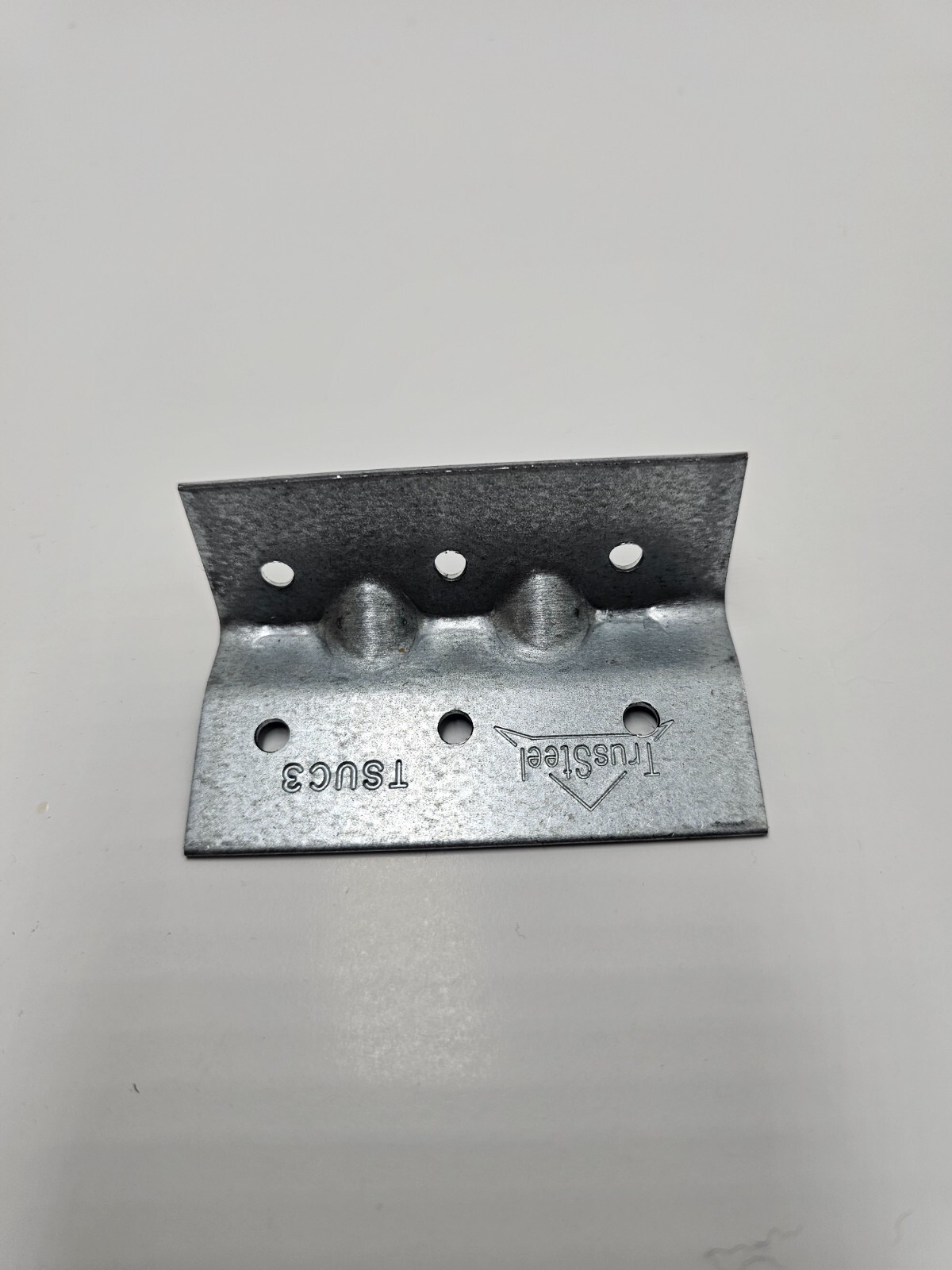 (QTY 100) TRUSSTEEL TSUC3 6-HOLE CORNER BRACKET 3″ X 2″, SILVER/GRAY