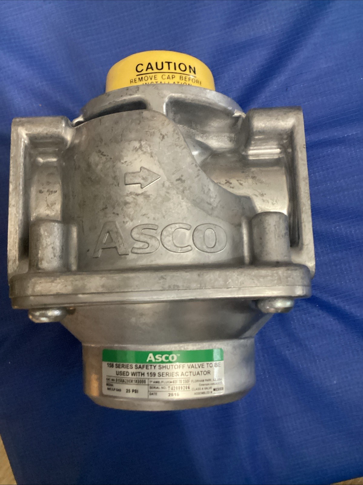 ASCO 8158A200X1X0000 Gas Safety Valve Inch 25 Psi