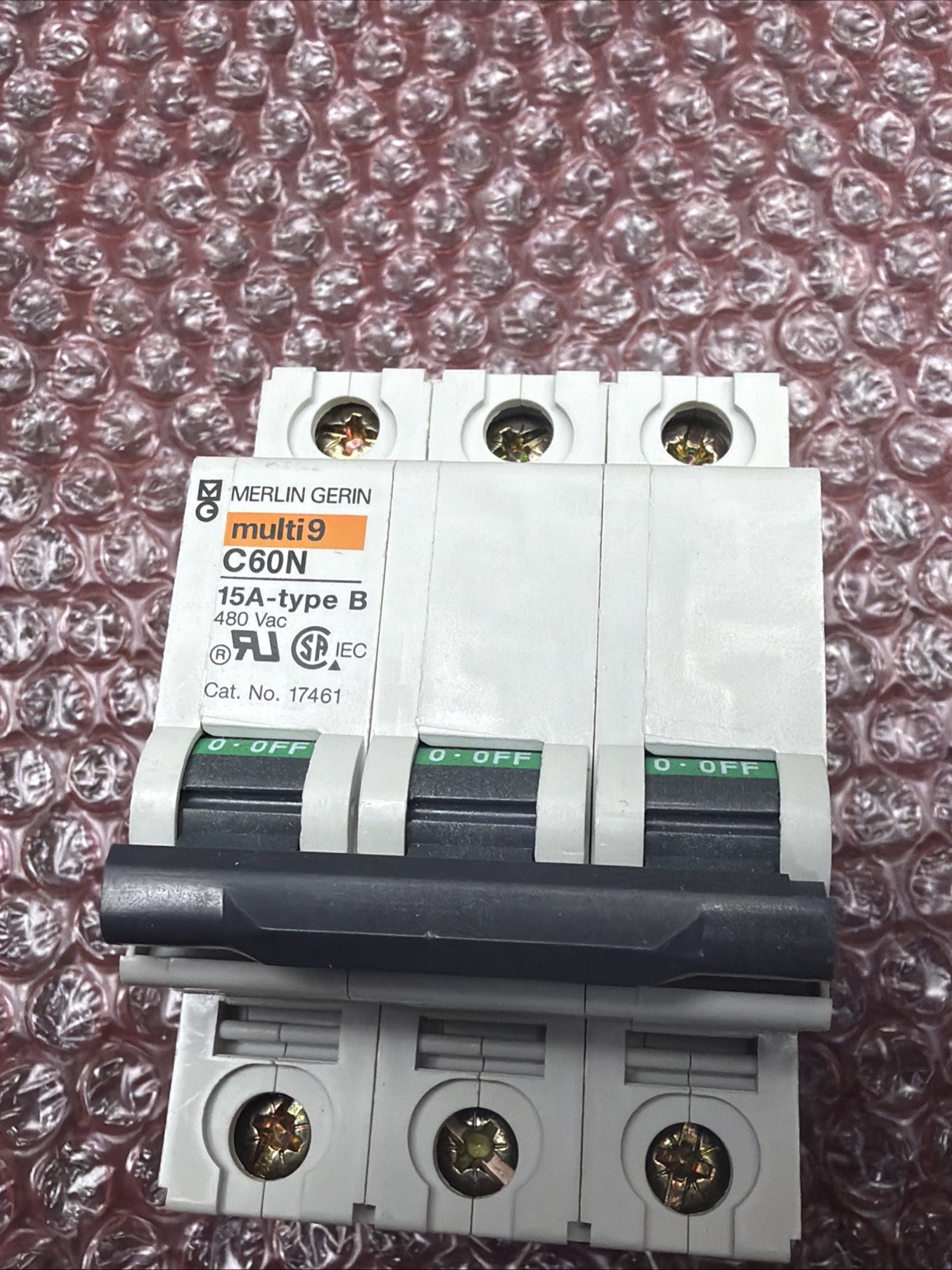 Merlin Gerin 17461 Square D Breaker 15A MG17461 Schneider