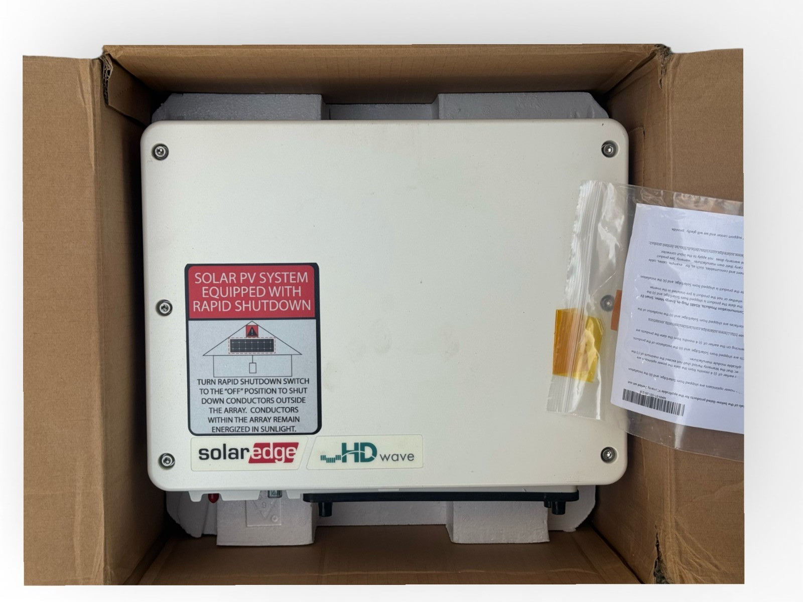 SolarEdge HD-Wave Inverter | SE3800H-US000BNU4 | 3.8kW | Single-Phase | TOP HALF