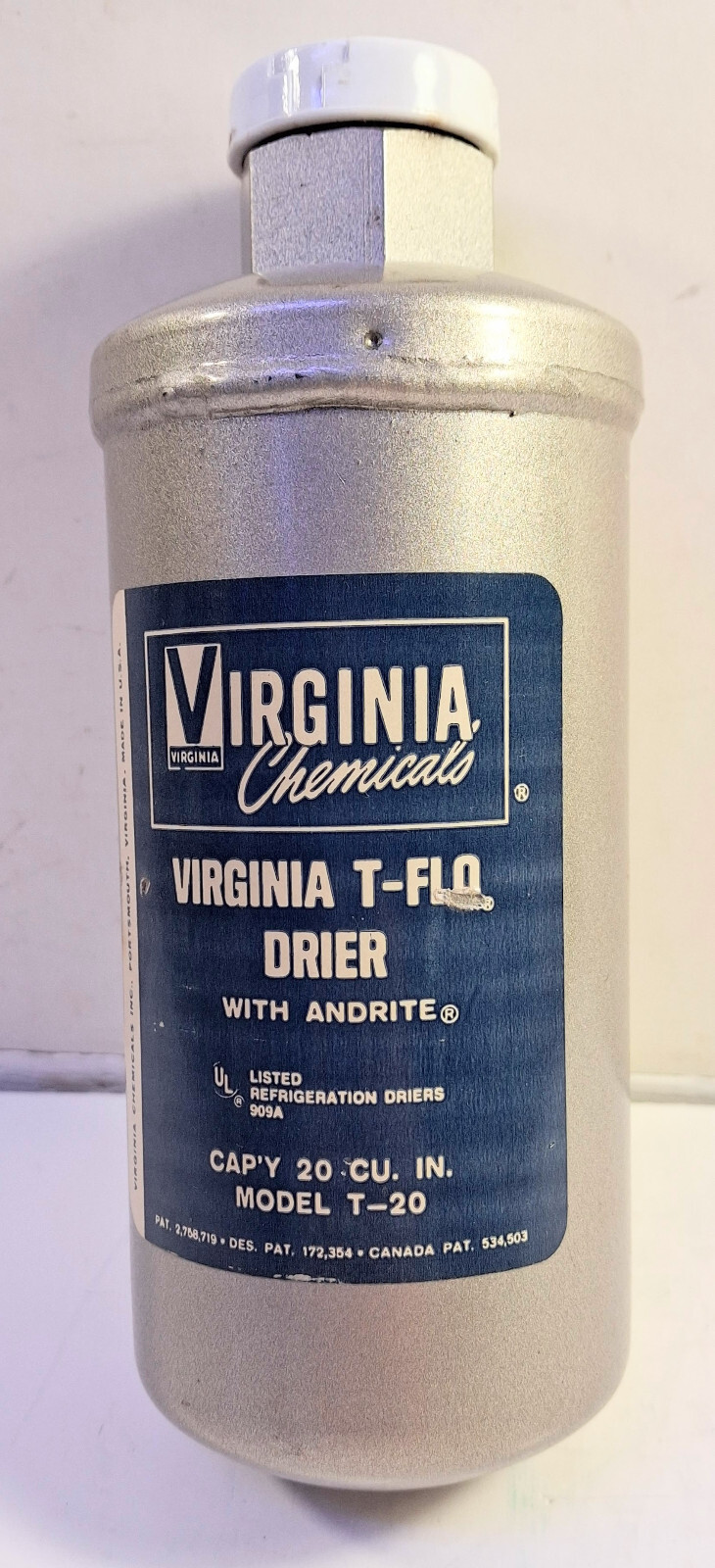1 NEW VIRGINIA CHEMICALS T-20 DRIER CARTRIDGE NNB ***MAKE OFFER***