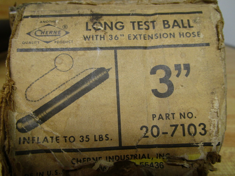 Cherne 20-7103 Long Test Ball 207103