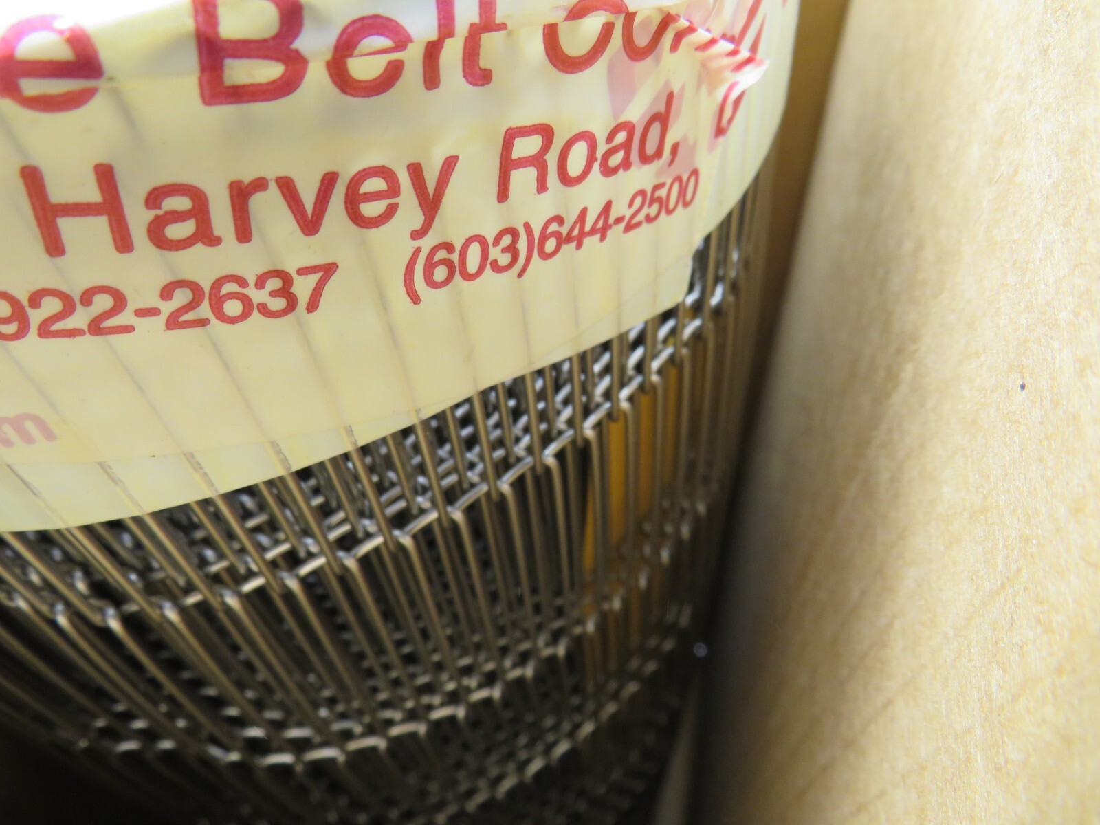 Wire Belt 2181SS FF,48×050,18.00W,9SP,SLE,SS 30 Feet