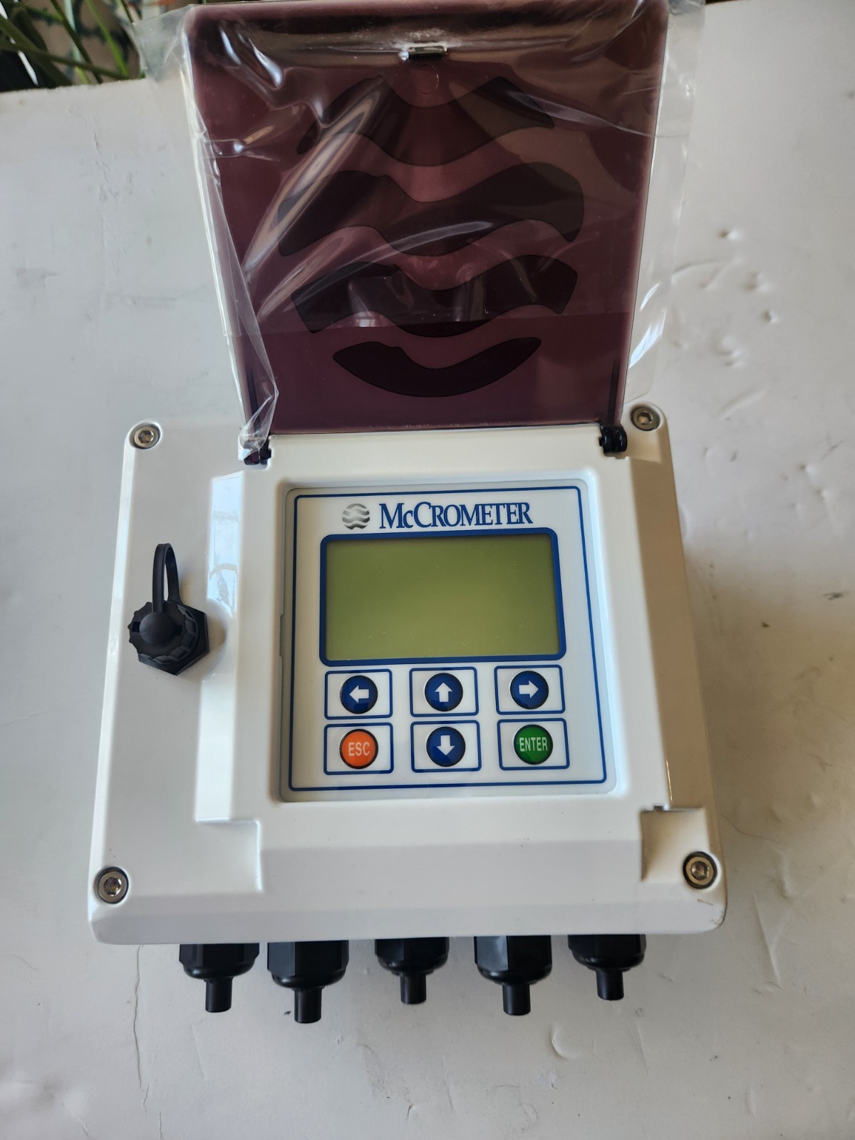 NEW McCrometer Hach ProComm PC-RA1 Electromagnetic Flow Meter Converter