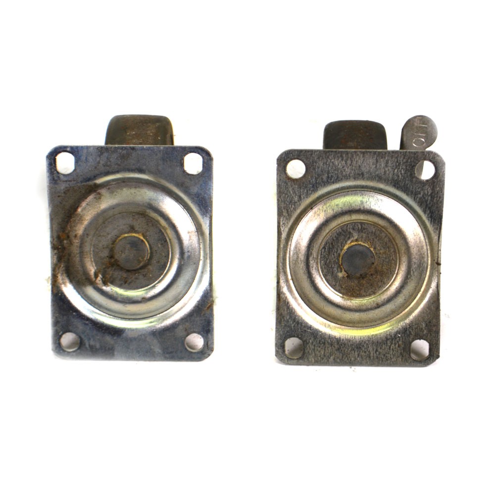 (Lot of 4) Faultless 100-3 Swivel Casters 3″ x 1.25″ Wheels Two Locking