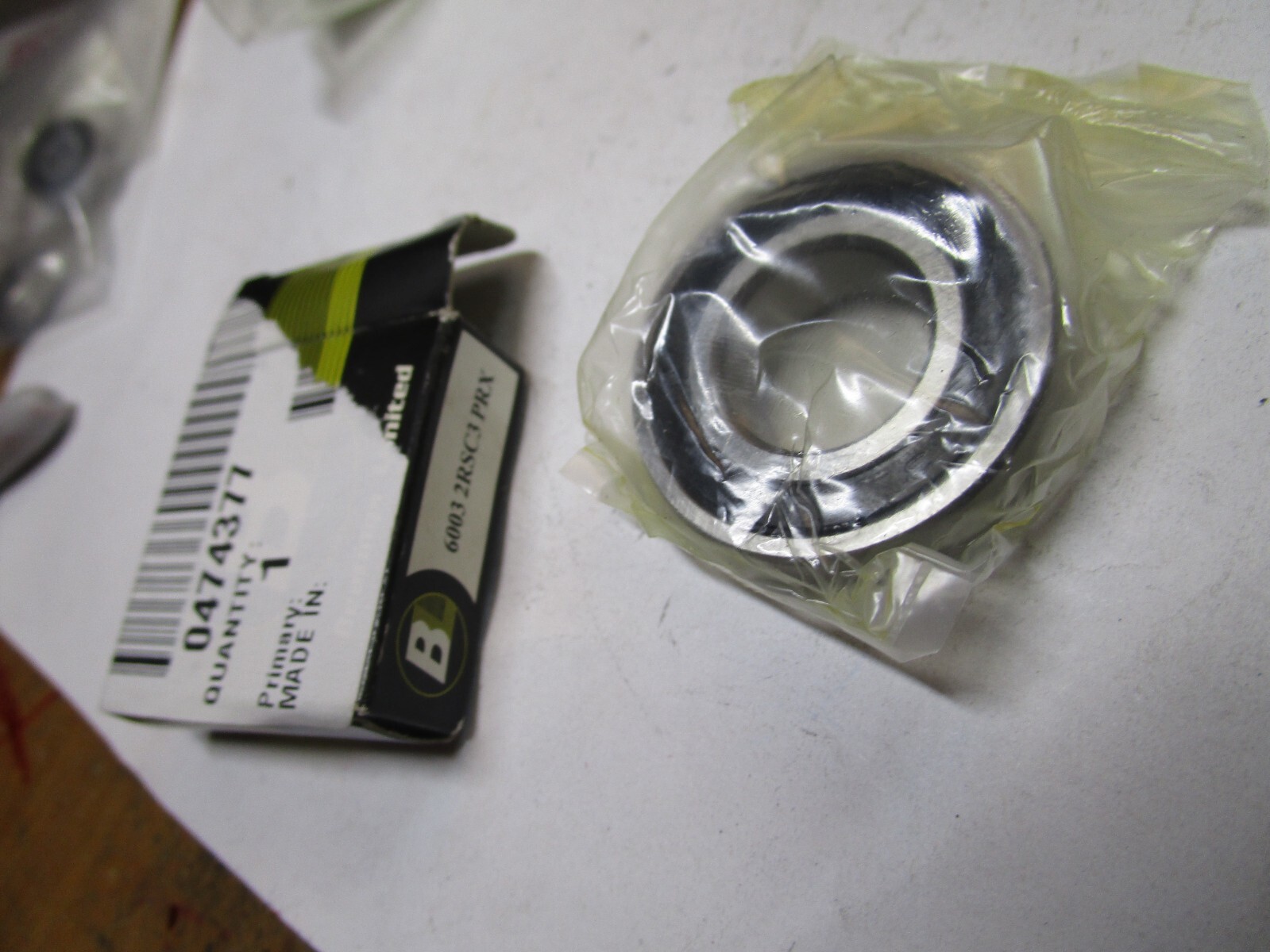 6003 2RS 17mm Bore x 35mm OD x 10mm W Single Row Two Seal Enclosed Bearing