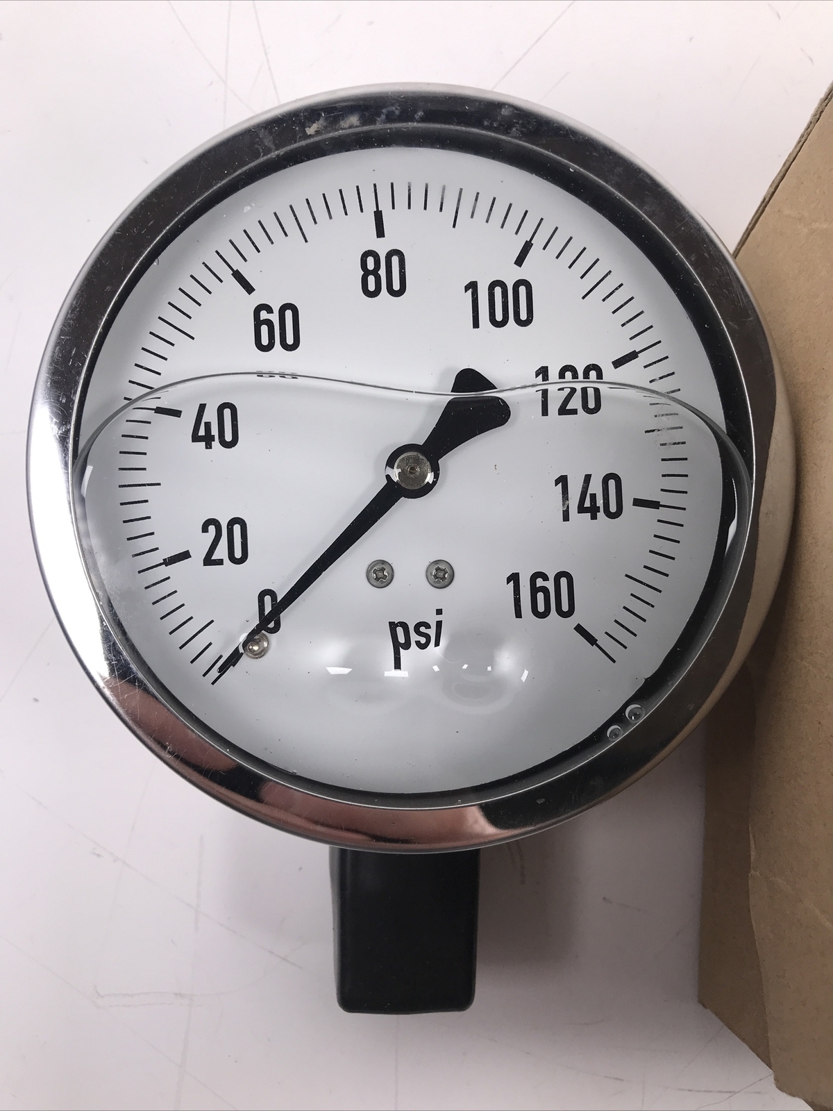 4 Inch NEW L200L-404 GLYCERIN FILLED STAINLESS STEEL GAUGE 0-160 PSI 1/4″ NPT LM
