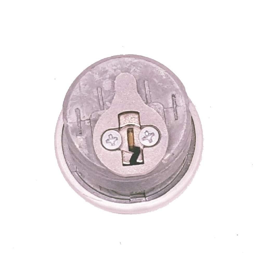 McAvory Storefront Door Commercial Mortise Lock Cylinder & 2, Aluminum Silver
