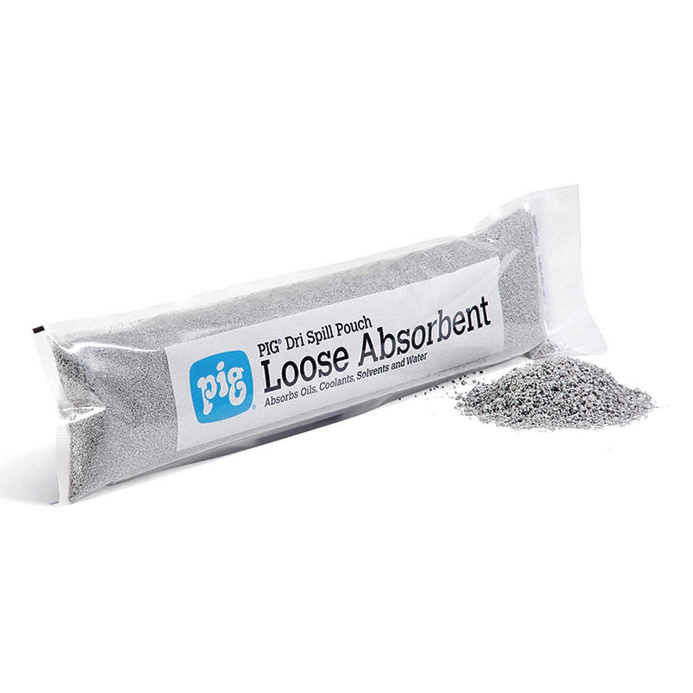 PIG PLP220 Dry Loose Absorbent in Spill Pouch,PK12 452L54