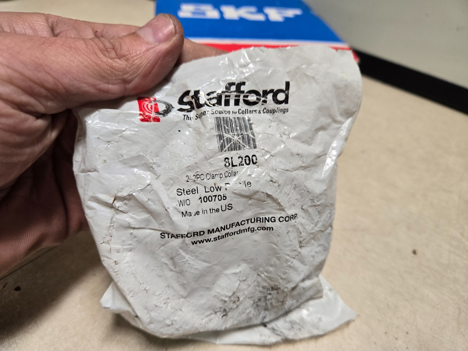 LOT OF 2 SEALED STAFFORD 8L200 CLAMP COLLAR 2″