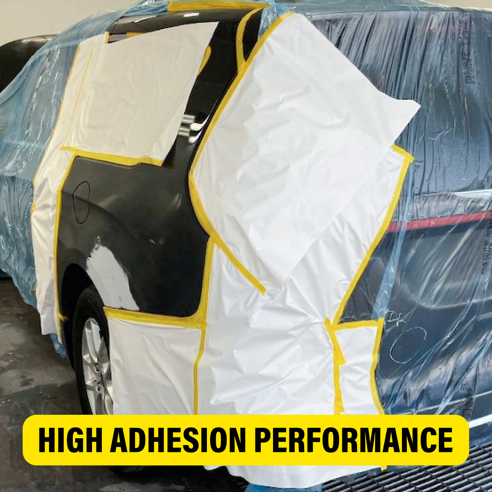 Automotive Masking Tape 0.75in, 48 Rolls Yellow Painters Tape for Car Painting
