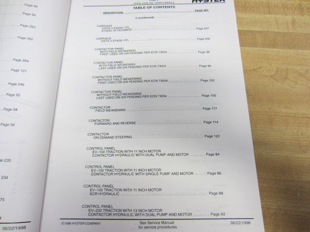 Hyster E70-80-100-120XL Hy-E7080100120XL Parts Manual