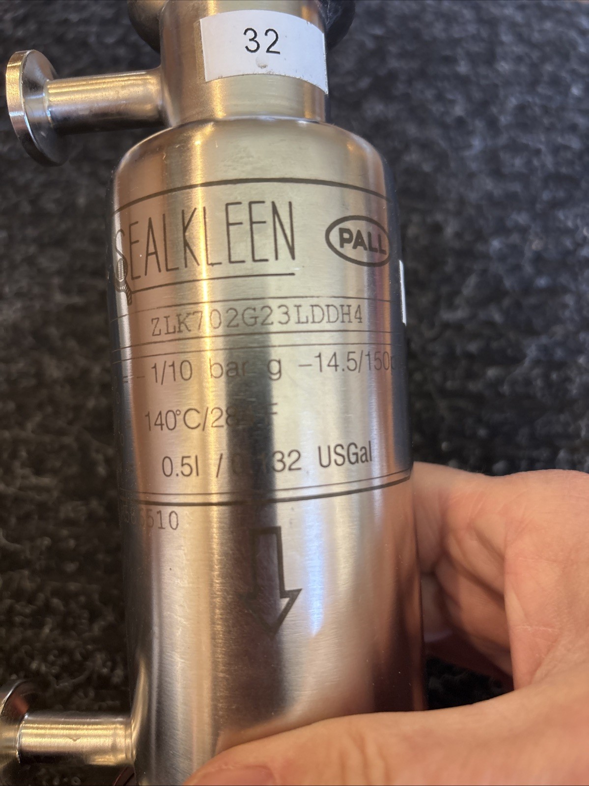 PALL ZLK702G23LDDH4 150PSI NSMP Seal Kleen Filter Housing