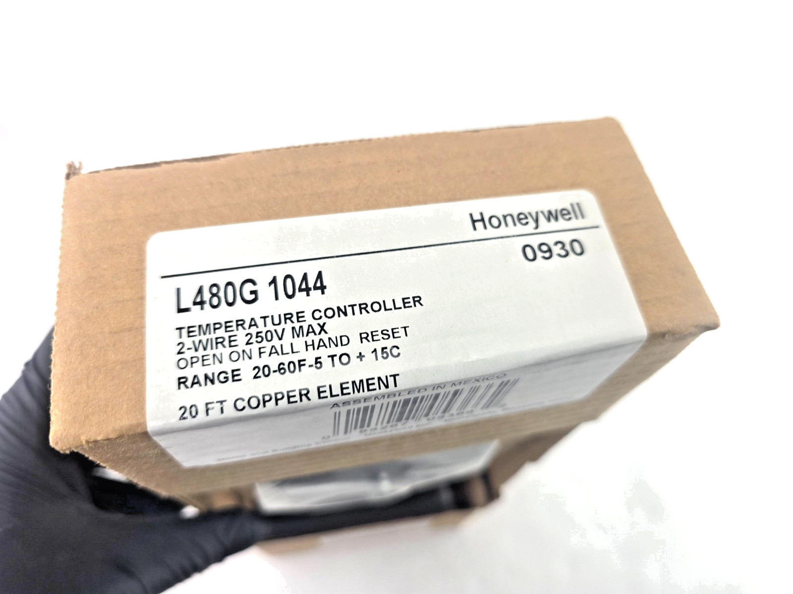 NOS HONEYWELL L480G-1044 LOW TEMPERATURE CONTROLLER 120/240V 20 to 60°F