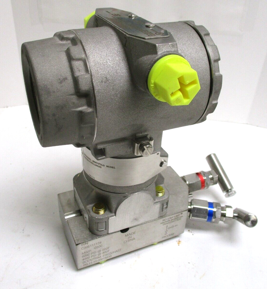 ROSEMOUNT, HART, SST GAUGE PRESSURE TRANSMITTER, 3051CG5A021KS5I1M6Q4Q8V5