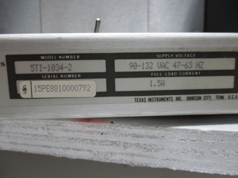 TEXAS INSTRUMENT 5TI-1034-2 SEQUENCER MODULE 1.5AMP w/KEY NSNP