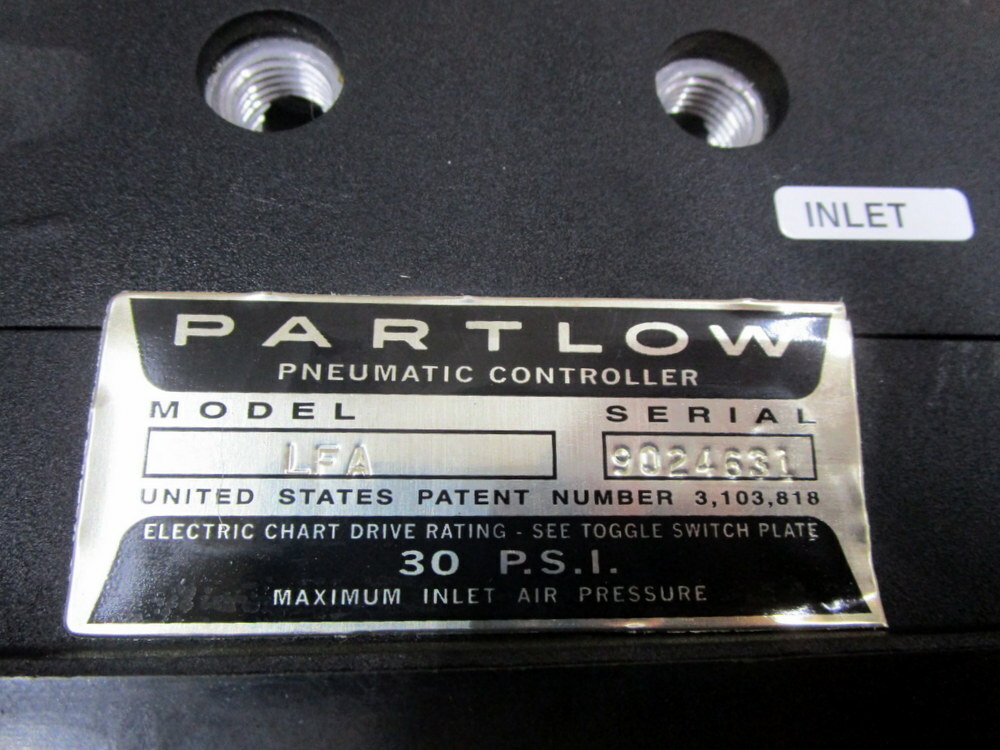 Partlow LFA Temperature Indicator Gauge Gauge Only-W/O Attachments