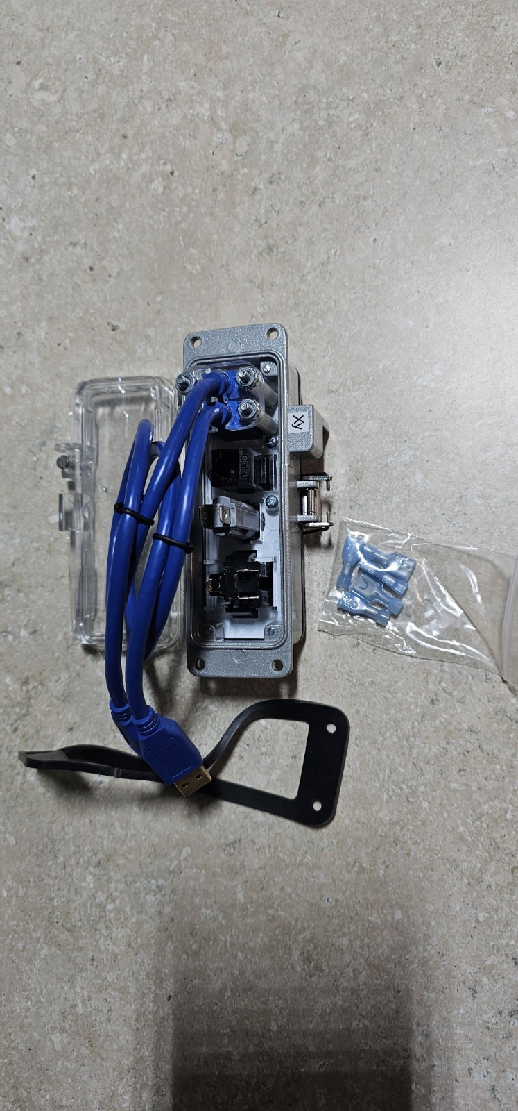 New Grace Products P13#-2R2-H3R3 Ethernet Panel USB Bulkhead Connector 120V