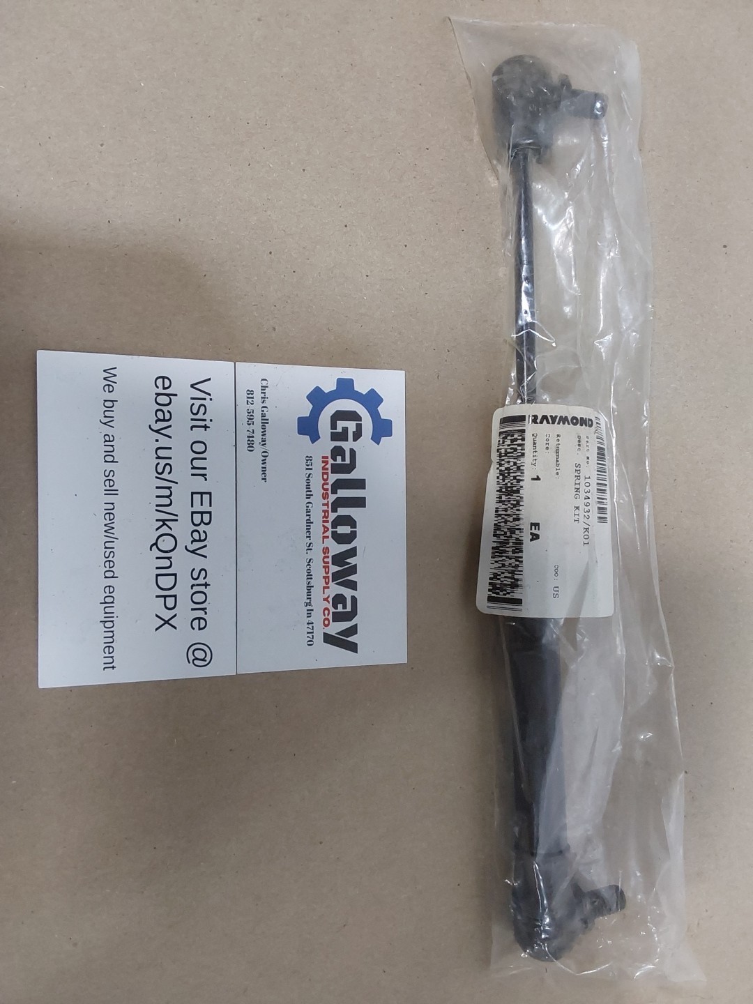 1034932-K01 Gas Spring Kit For Raymond