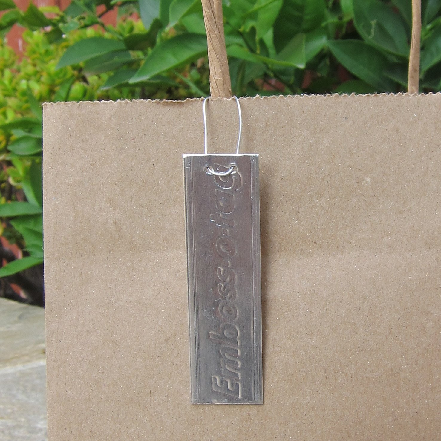 Emboss-o-tag Double Sided Write On Metal Labels for Outdoor, Gardening, and H…