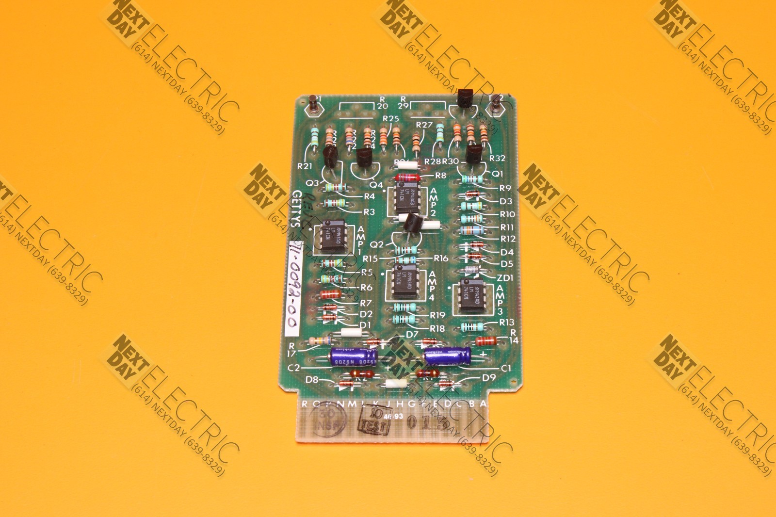 Gettys, 11-0092-00, Control Card Elwood Drive Current Limit Board