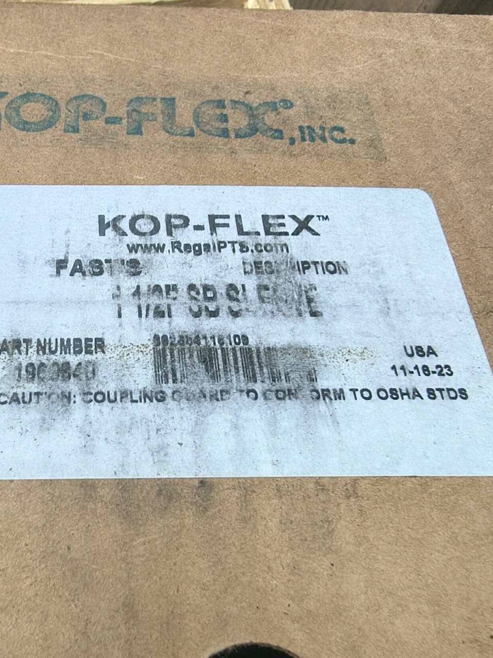 Kop-Flex 1.5 FBPL Spacer Coupling Kit 27991573-01 1960640 1960632 New NOS