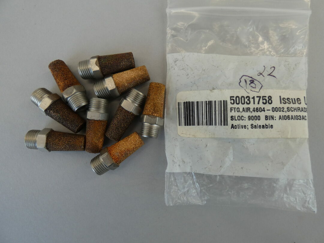 *Lot of 9* Schrader Bellows 4604-0002 Air Fittings – NEW Surplus!