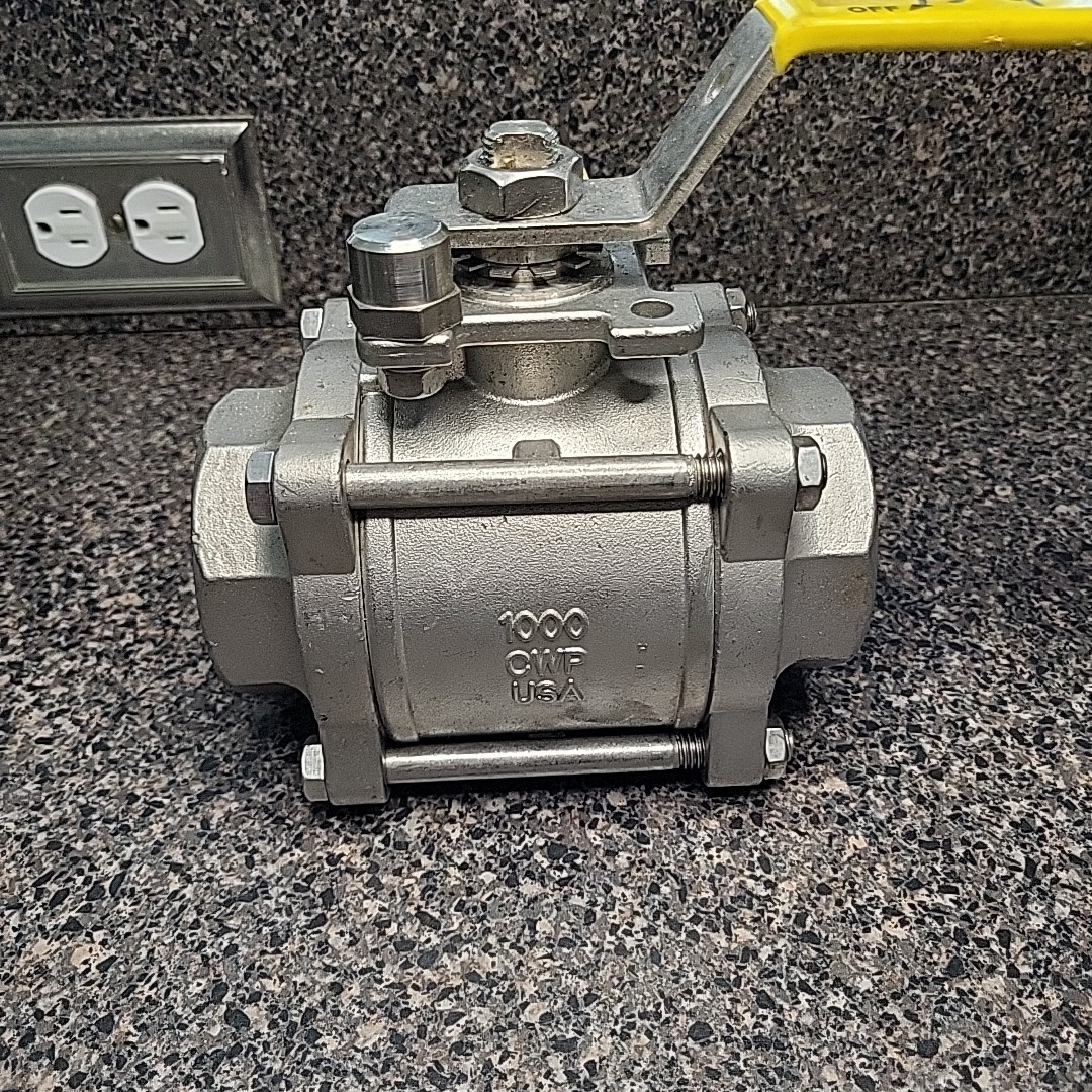 NEW! APOLLO 86R-108-01 BALL VALVE 2-1/4″ 1000CWP Cii CF8M