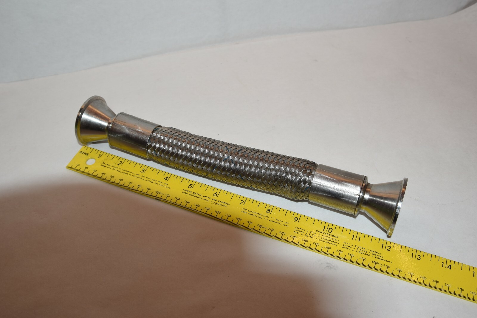 ISD MBC-16-SS 2D843 3/4″ 12″ SS Stainless steel BRAIDED Strain Flex HOSE