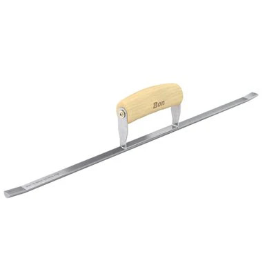 Bon Pro Plus Half Round Sledrunner 20″ x 1/2″ with Wood Wave Handle