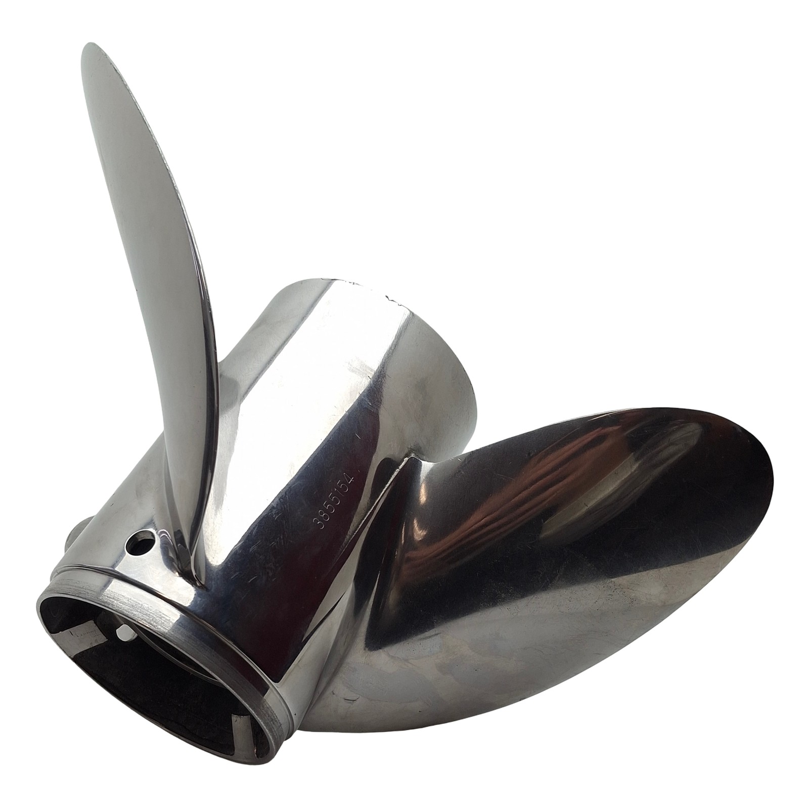 OMC Evinrude Johnson Raker 3855154 Propeller, 14-1/2″ x 22″ Pitch, LH, 19 Spline
