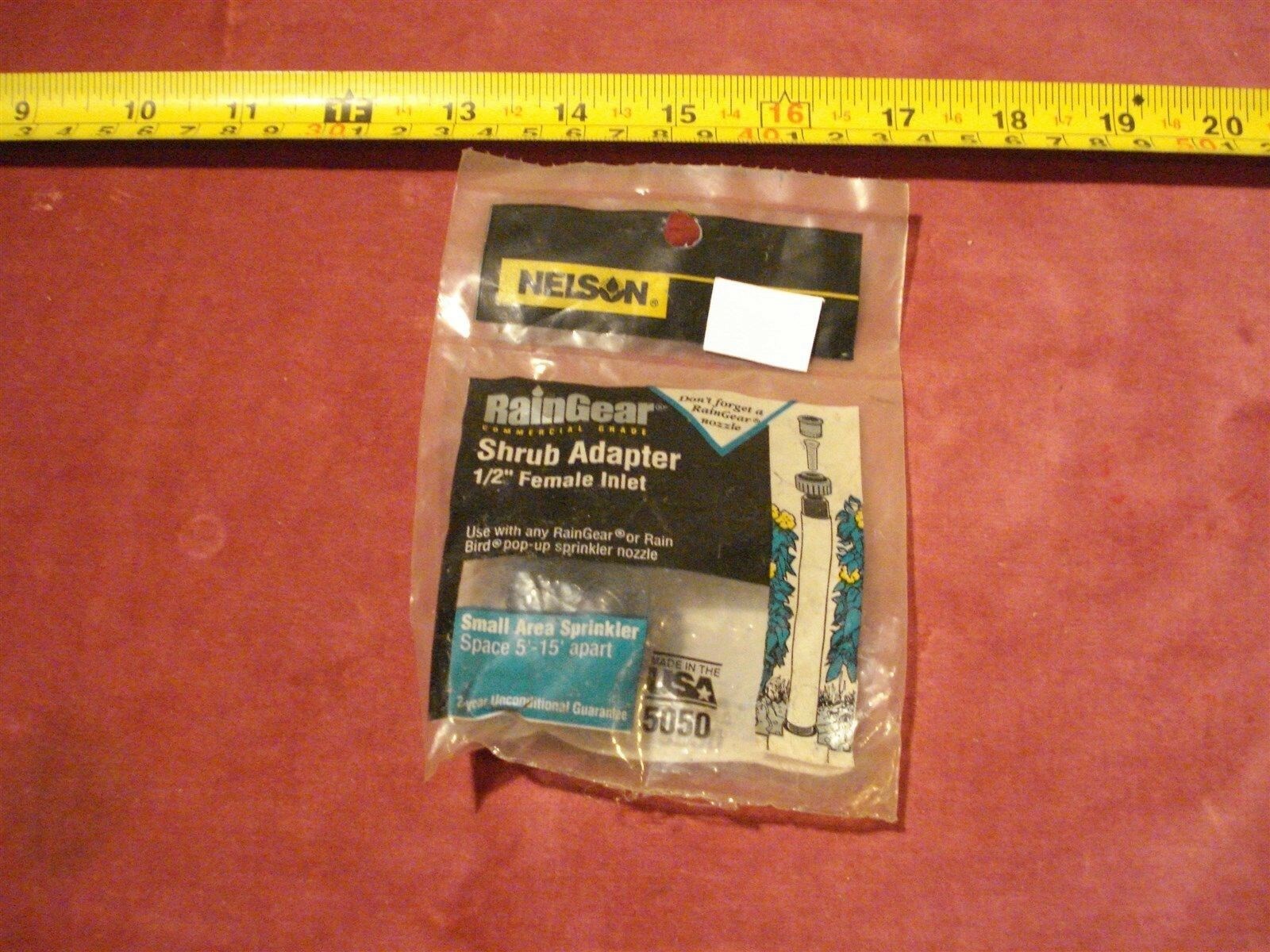 (0192.) Nelson Rain Gear Shrub Adapter 1/2″ Female Inlet
