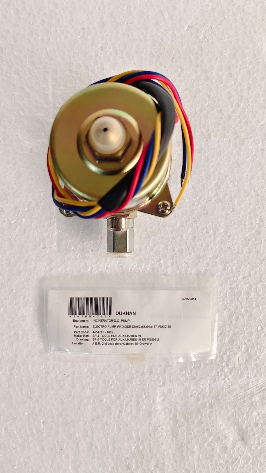 Nippon Control Kogyo vskx125 / VSKX125 Solenoid Pump Volcano 110V 60Hz