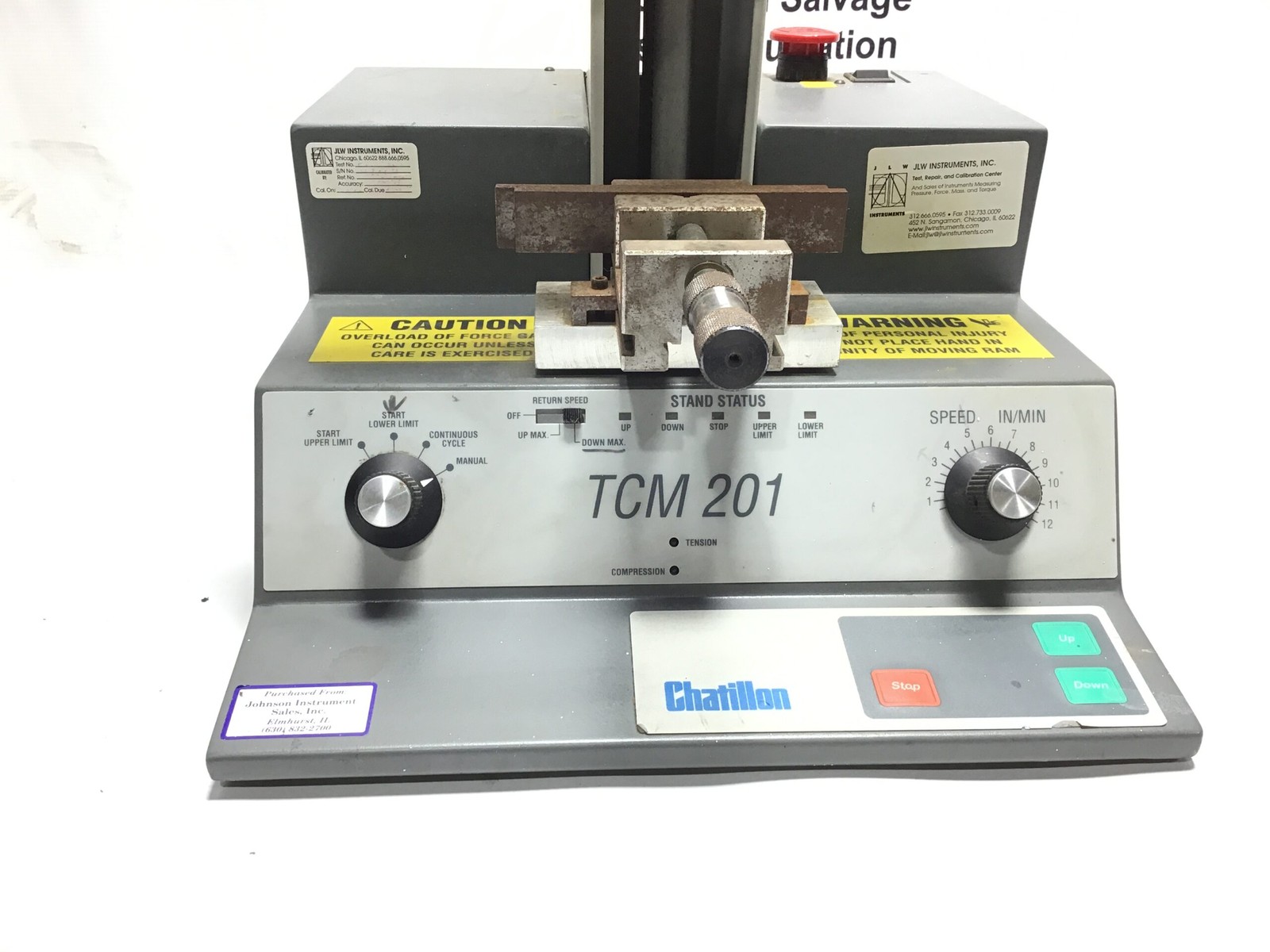 Chatillon TCM 201 Motorized Test Stand