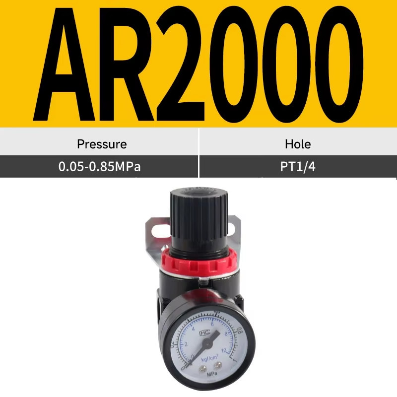 AFC2000 Air Compressor Regulator G1/4 Oil and Water Separator Air Filter Reduce