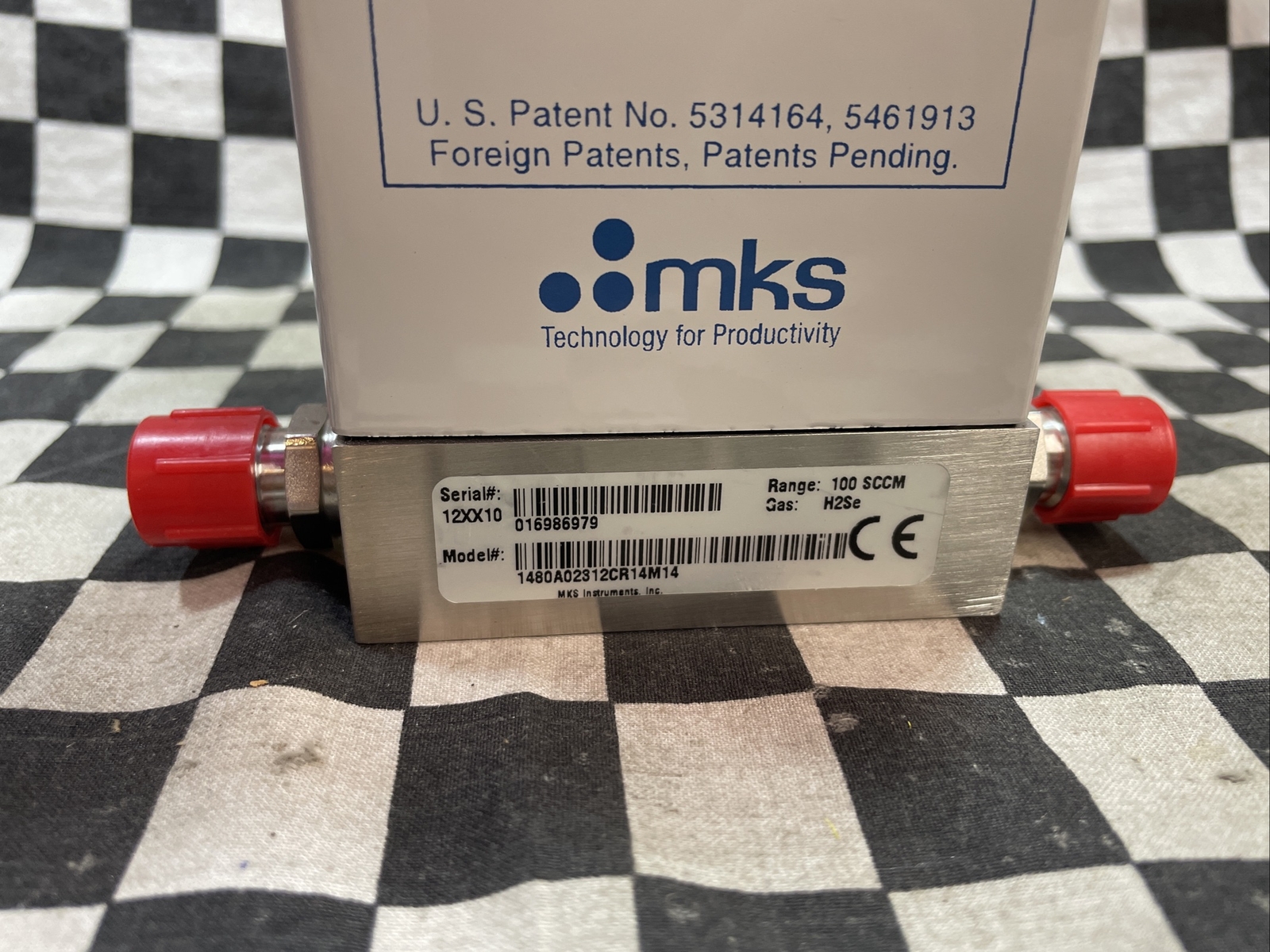 MKS MASS FLOW CONTROLLER 1/4″ VCR, 1480A02312CR14M14, 100 SCCM, Gas H2Se