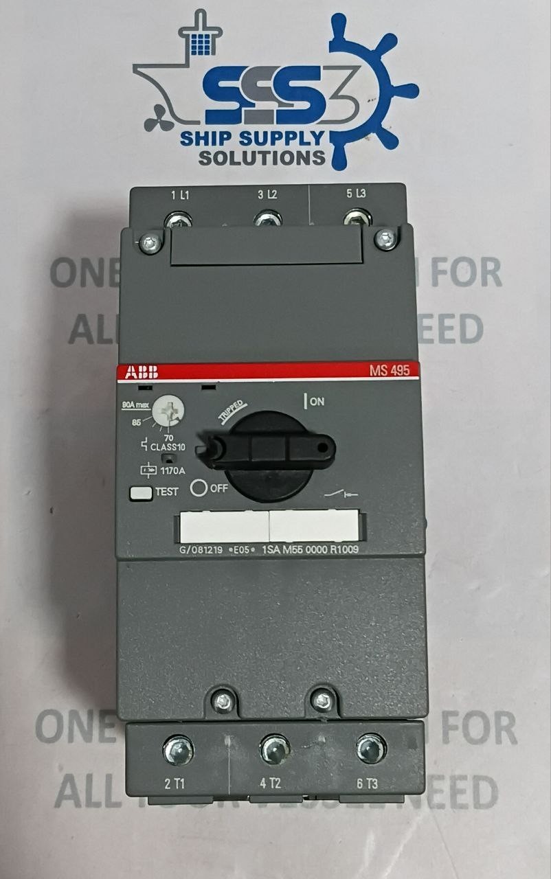ABB MS495-90 1SAM550000R1009 Motor Starter 70-90A MS 495 (Unused New)