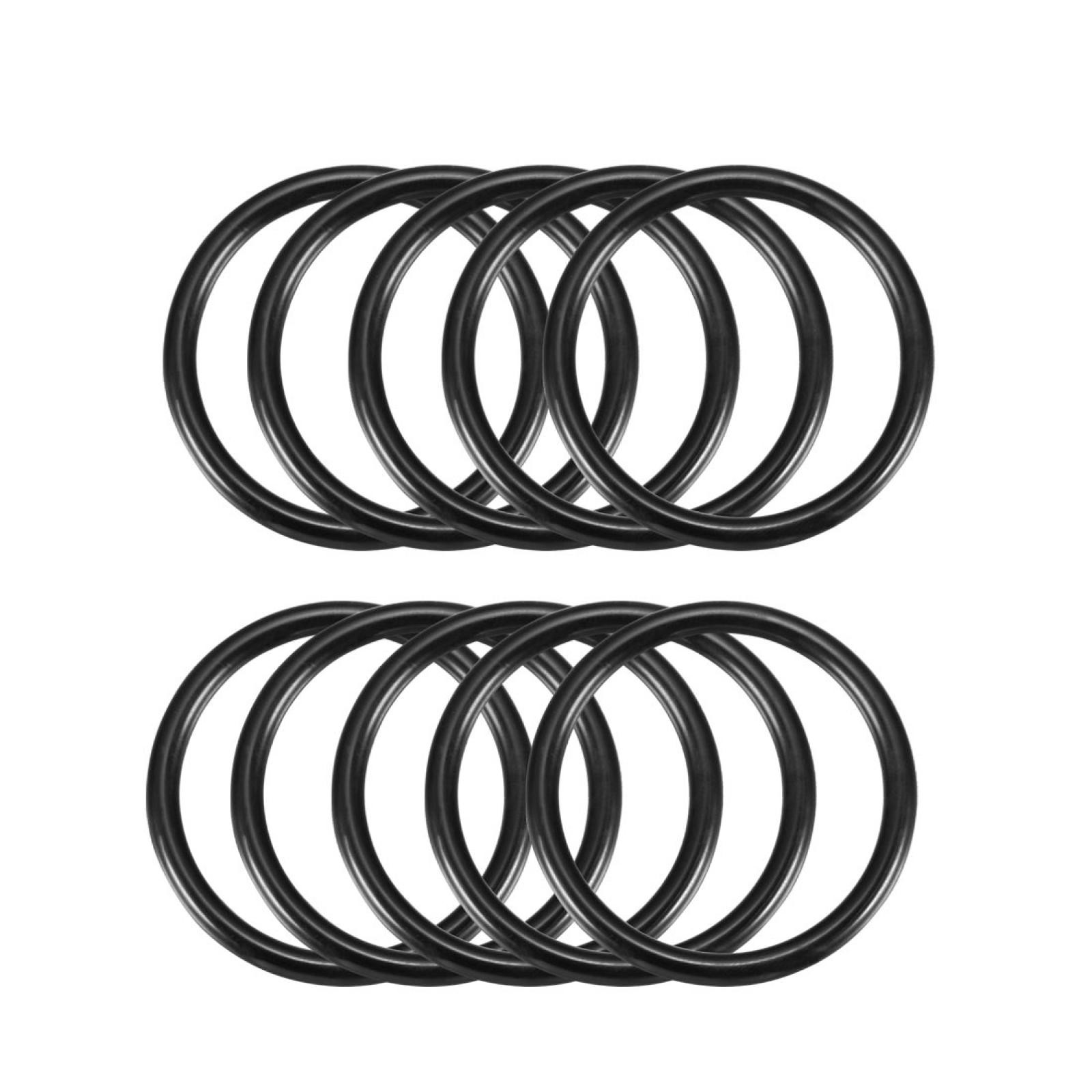 10pc 46mmx38mmx4mm Mechanical Rubber O Ring Oil Seal Gaskets Black