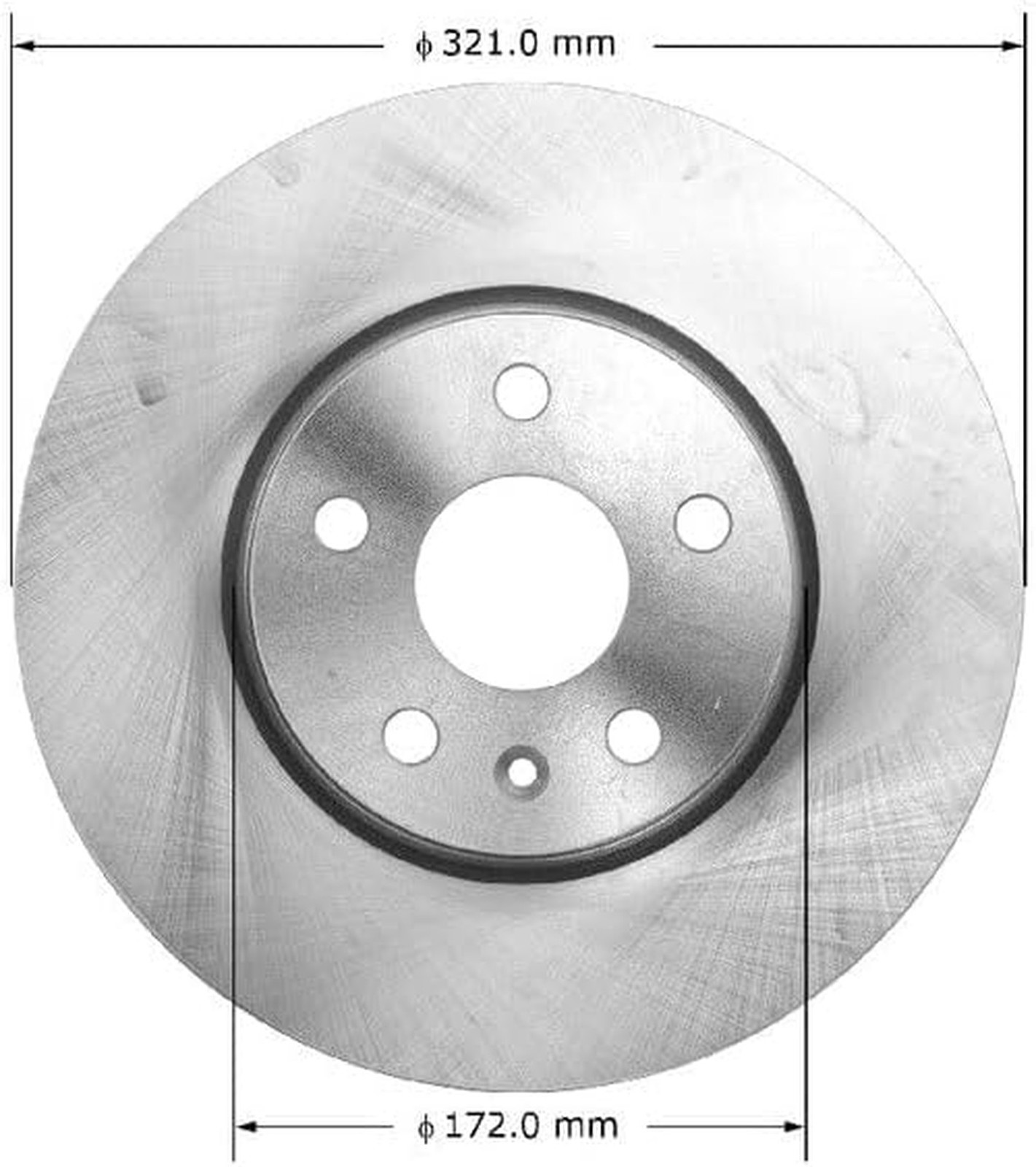 Bendix Premium PRT5973 Front Brake Rotor for Select Models Buick Allure, LaCr…