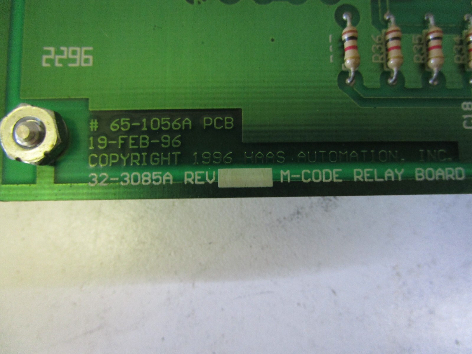 HAAS 32-3085A CIRCUIT BOARD USED FREE SHIPPING!!!!!!