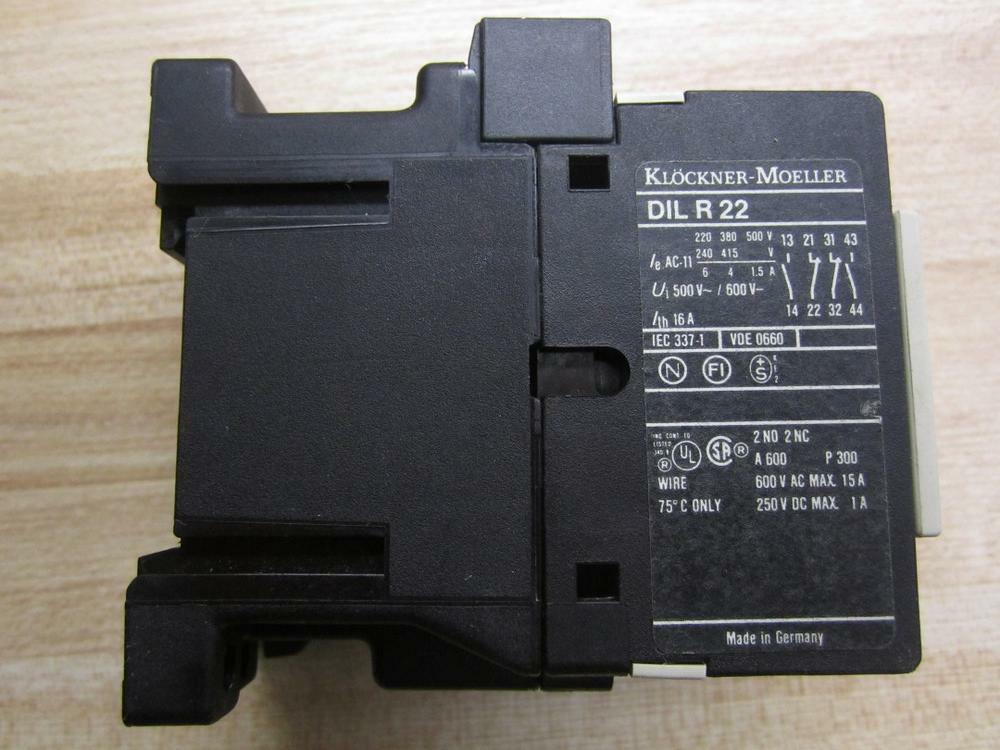 Klockner-Moeller DILR22-110V/60HZ Contactor