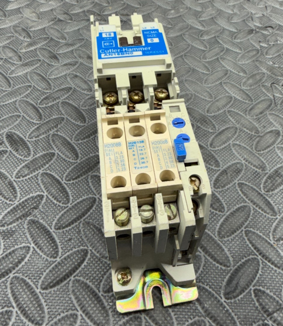 Cutler-Hammer Eaton AN16BN0 Series-C1 NEMA Size-0 Non-Reversing Motor Starter