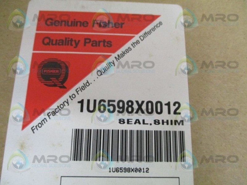 FISHER 1U6598X0012 SHIM SEAL NSMP